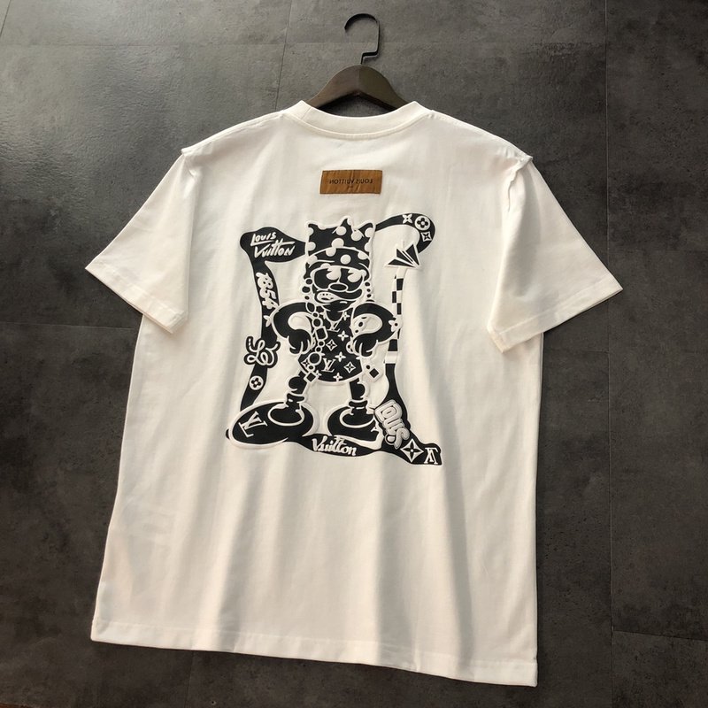 Футболка Louis Vuitton With Branded Dude "White" фото № 4