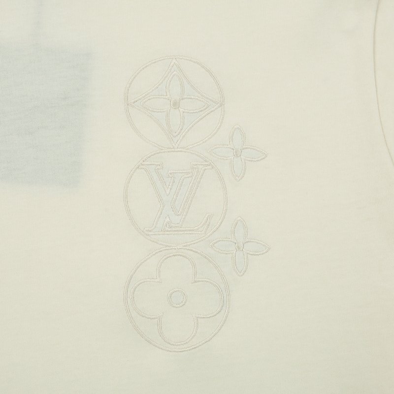 Футболка Louis Vuitton With Three Emblems "Cream" фото № 6