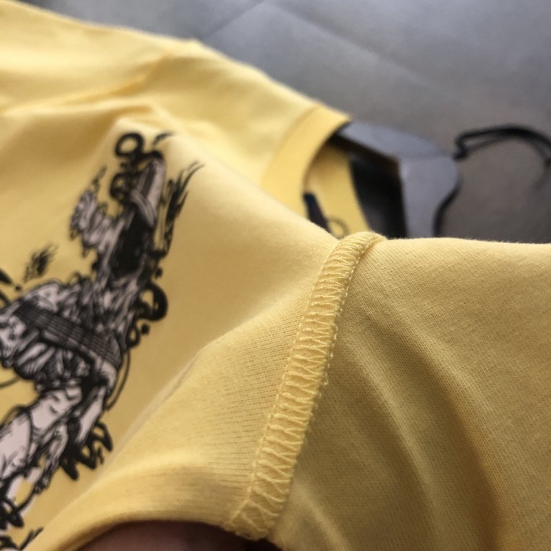 Футболка Louis Vuitton Space Guitarist "Yellow" фото № 3