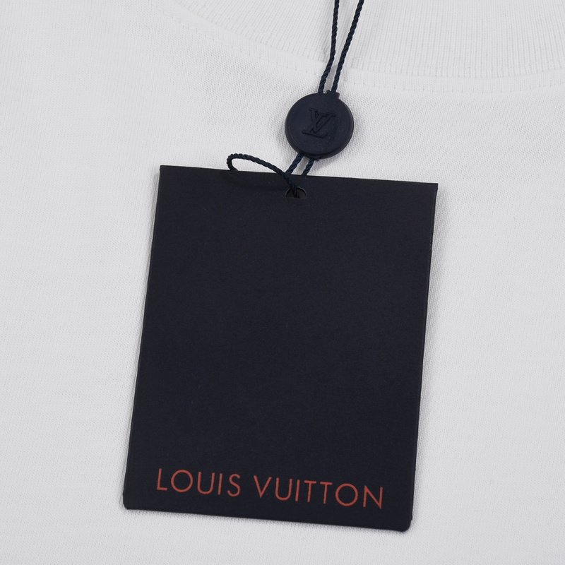 Футболка Louis Vuitton With A Square Logo "White" фото № 2