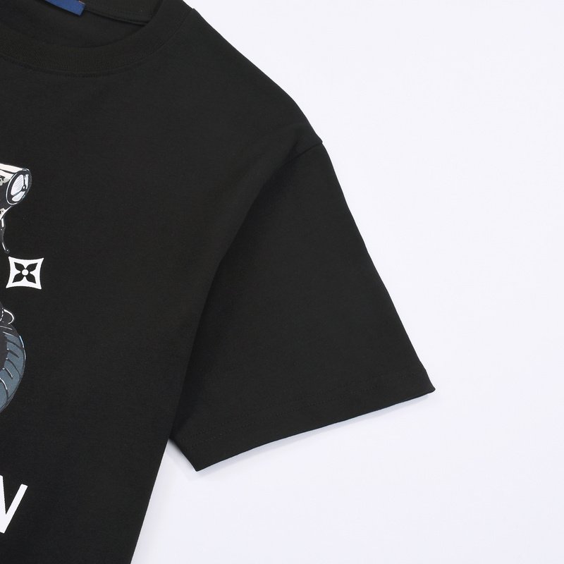 Футболка Louis Vuitton Motorcycle Print "Black" фото № 5