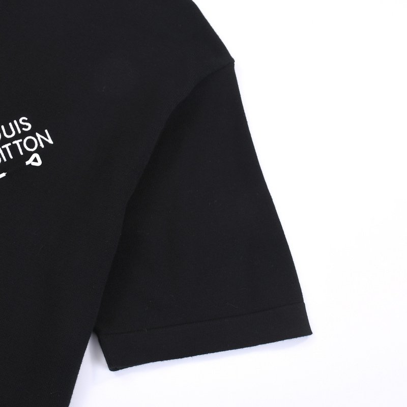 Футболка Louis Vuitton Baggy Style With Logo "Black" фото № 5