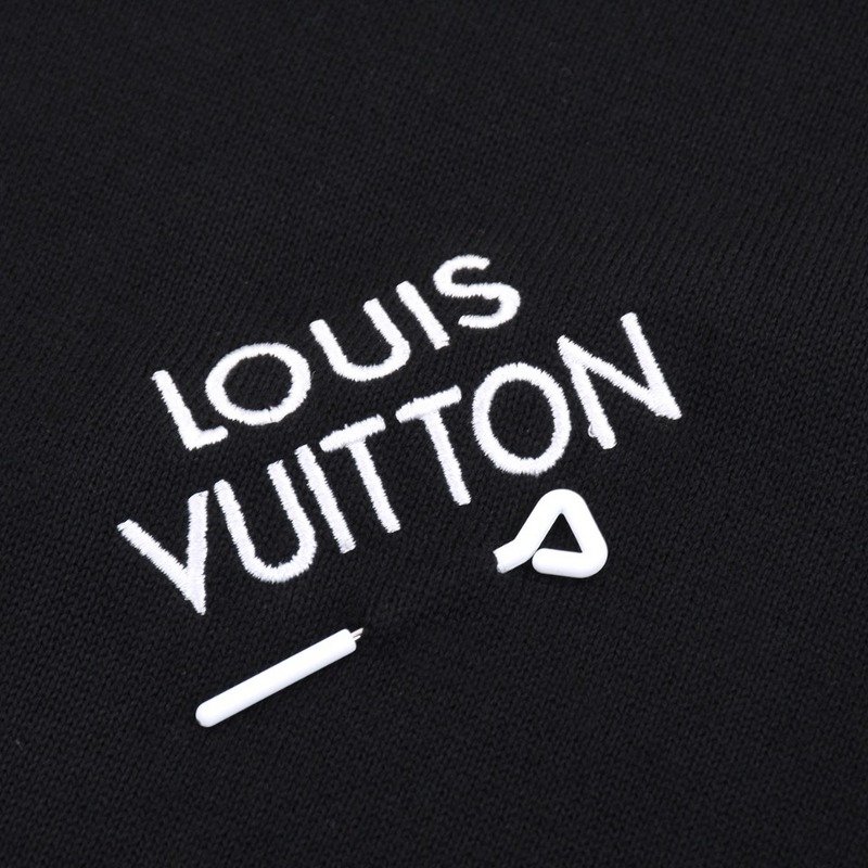 Футболка Louis Vuitton Baggy Style With Logo "Black" фото № 6