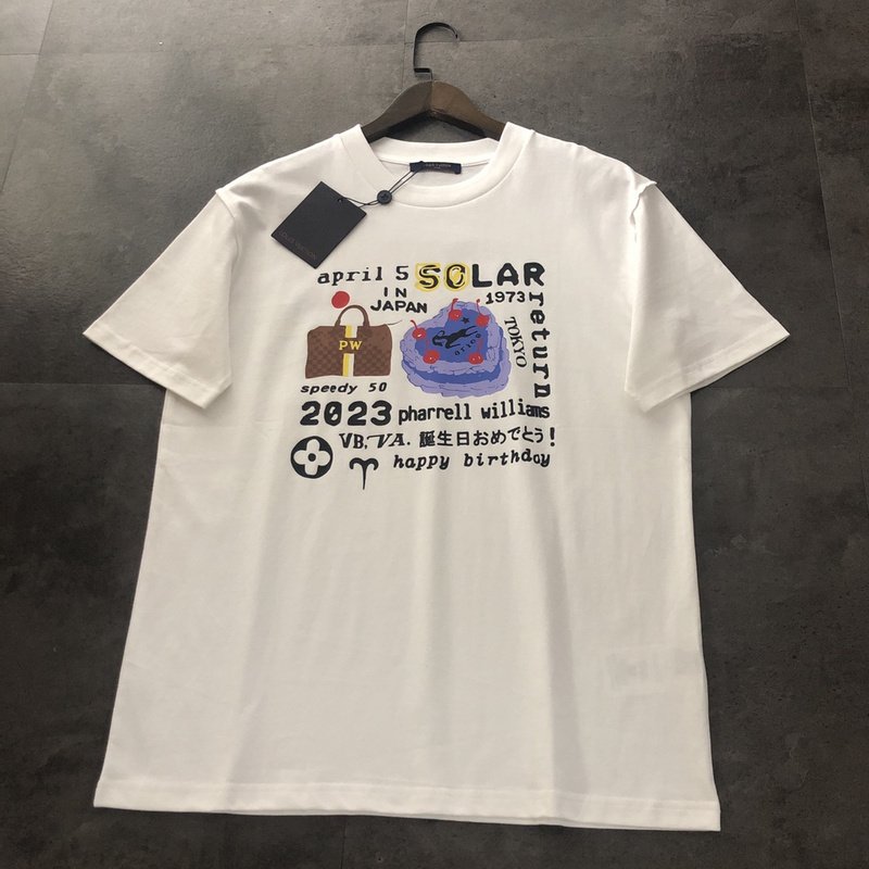 Футболка Louis Vuitton Happy Birthday "White" фото № 8