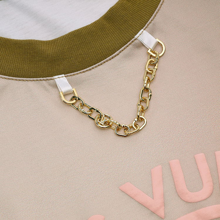 Футболка Louis Vuitton With Pendant "Gray/Brown" фото № 5
