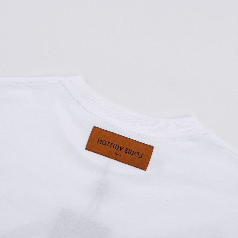 Футболка Louis Vuitton Pink Flower Print "White" фото № 7