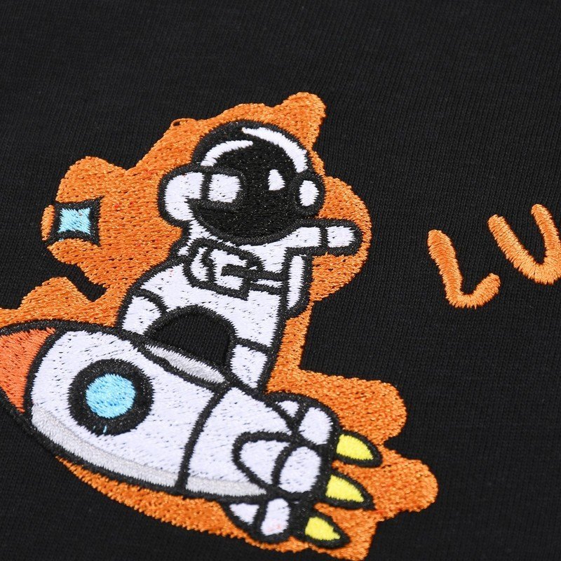 Футболка Louis Vuitton Rocket Flight "Black" фото № 3