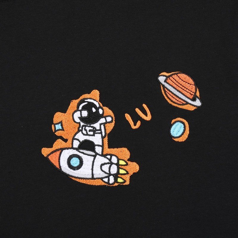 Футболка Louis Vuitton Rocket Flight "Black" фото № 4