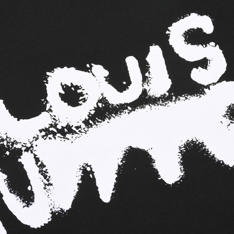 Футболка Louis Vuitton With Text Logo Stylish "Black" фото № 6