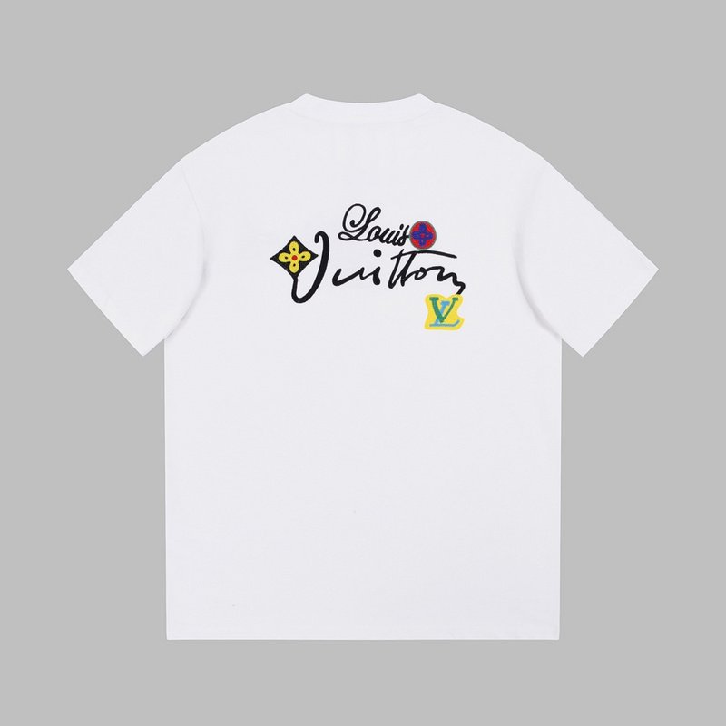 Футболка Louis Vuitton Logo-Signature "White" фото № 3