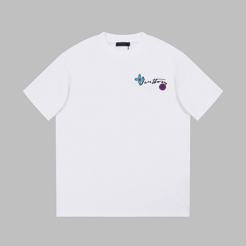 Футболка Louis Vuitton Logo-Signature "White" фото № 7