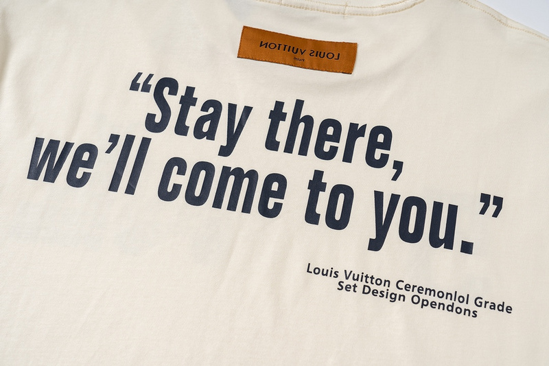 Футболка Louis Vuitton Set Design Operation Text "White" фото № 5