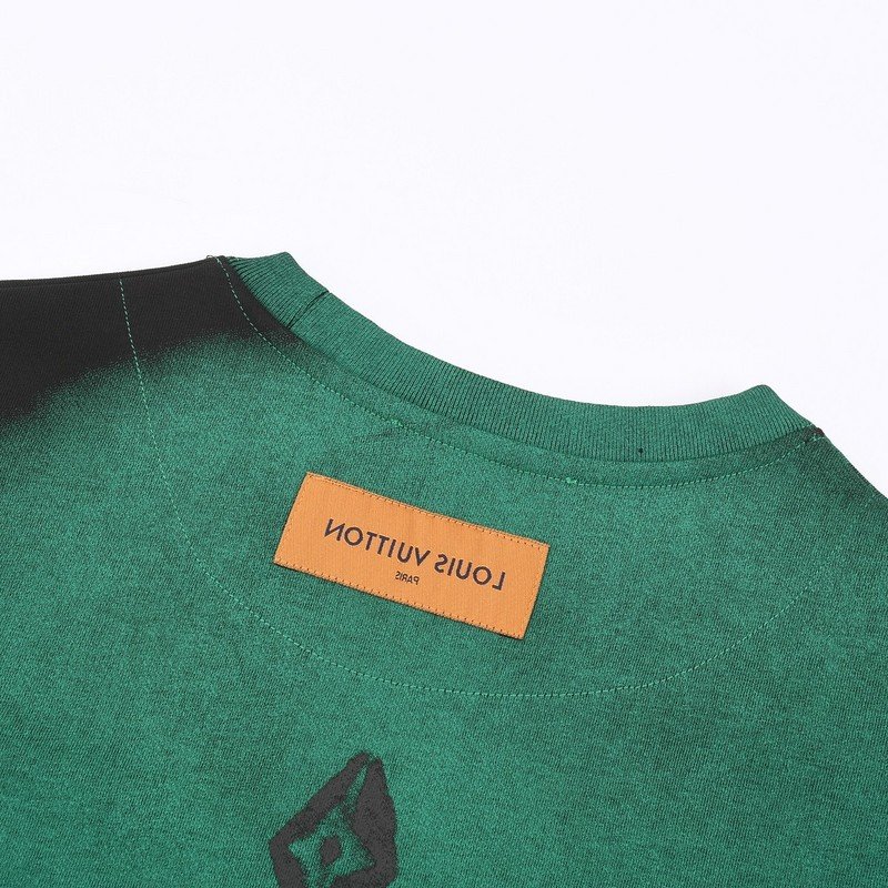 Футболка Louis Vuitton With Green Spot "Black" фото № 2