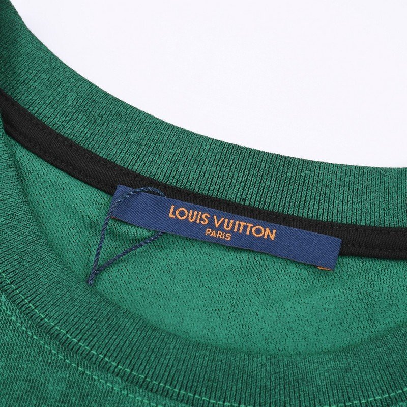 Футболка Louis Vuitton With Green Spot "Black" фото № 4