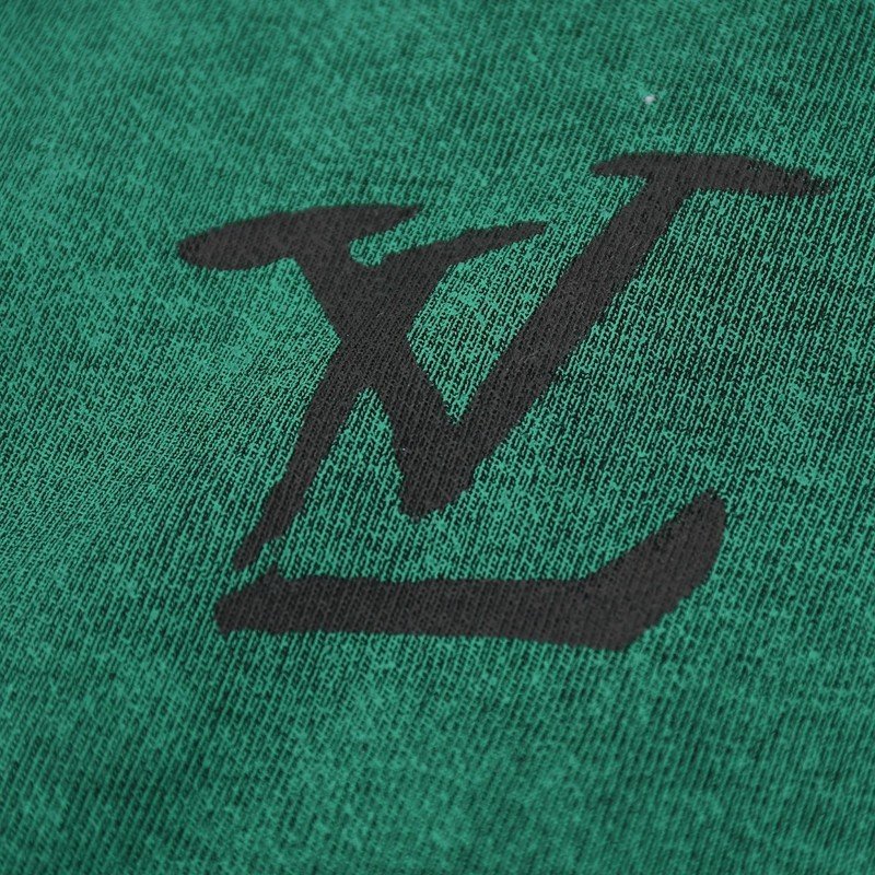 Футболка Louis Vuitton With Green Spot "Black" фото № 5