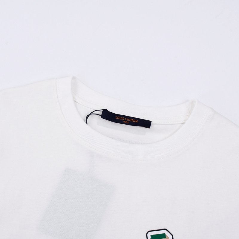 Футболка Louis Vuitton With Text And Skeleton Print "White" фото № 5