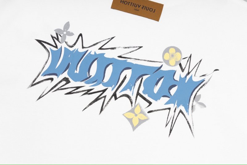 Футболка Louis Vuitton Explosive Logo "White" фото № 7