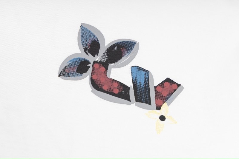 Футболка Louis Vuitton Explosive Logo "White" фото № 8