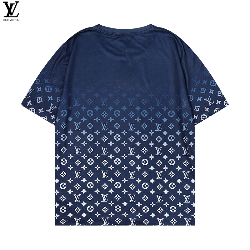 Футболка Louis Vuitton Ombre Effect "Blue" фото № 2