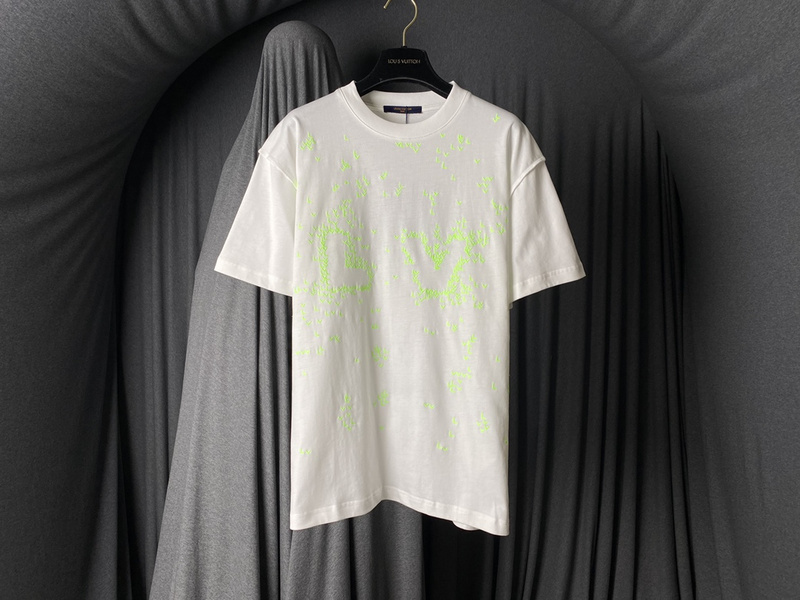 Футболка Louis Vuitton Logo Letters "White" фото № 5