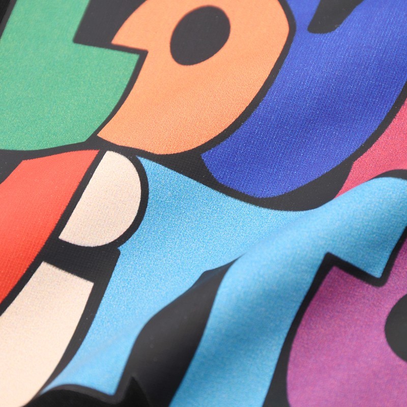 Футболка Louis Vuitton Cartoon Style Brand Lettering "Black" фото № 8