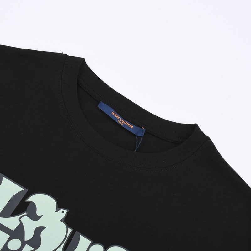 Футболка Louis Vuitton 3D Logo Drawing "Black" фото № 8