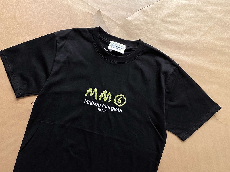 Футболка Maison Margiela MM6 — Logo "Black" фото № 8