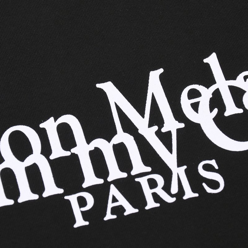 Футболка Maison Margiela Text In Different Languages "Black" фото № 3