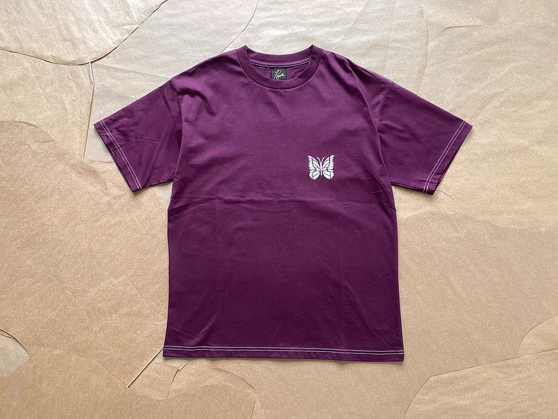 Футболка Needles Butterfly "Vinous" фото № 2