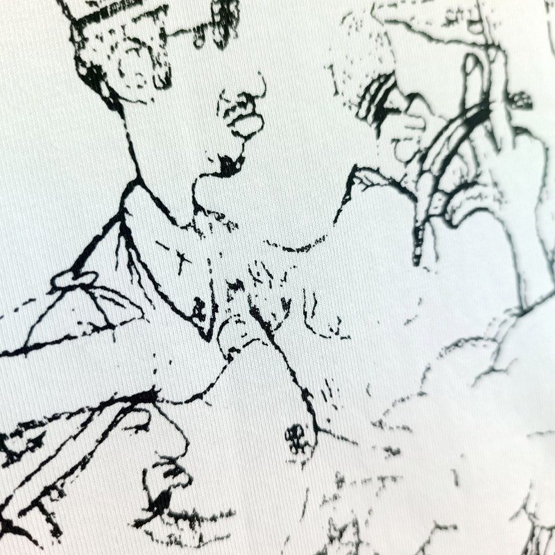 Футболка Off White With Colorful Graffiti Print "White" фото № 7