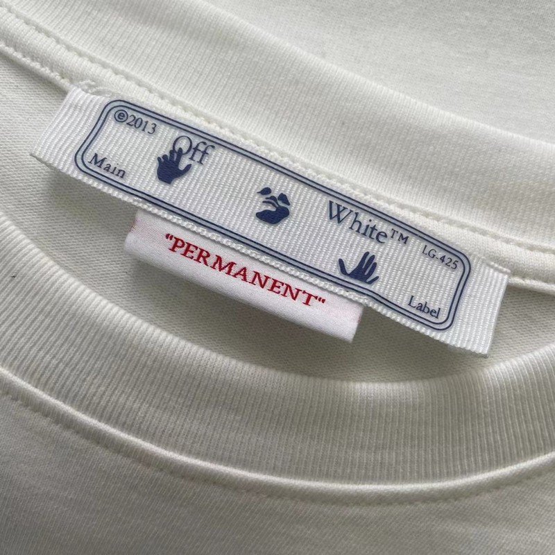 Футболка Off White Workers "White" фото № 2