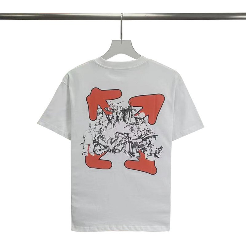 Футболка Off White Workers "White" фото № 5