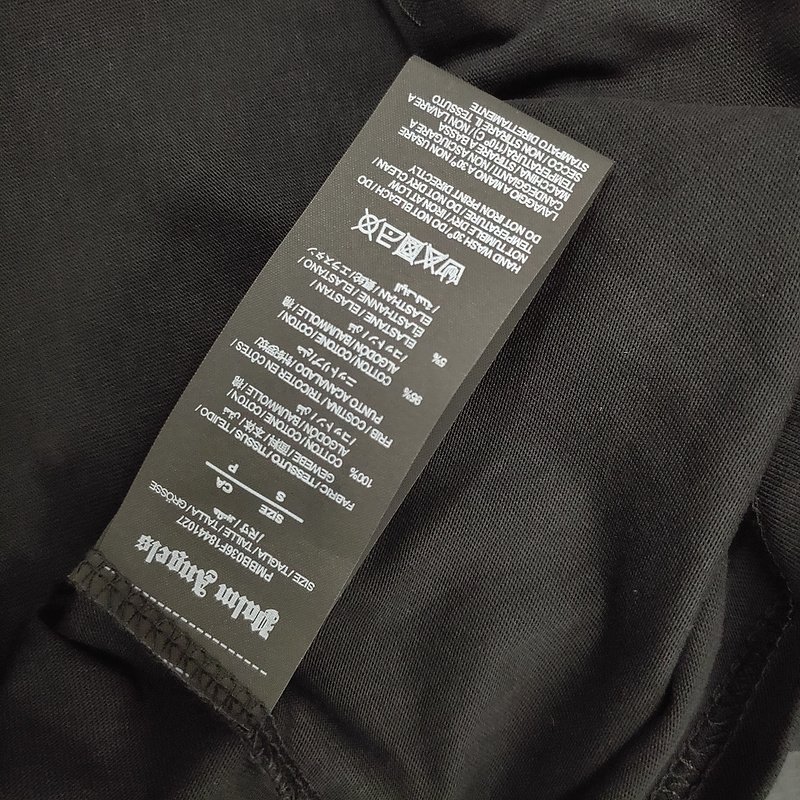 Футболка Palm Angels With Beautiful Logo Lettering "Black/White" фото № 4