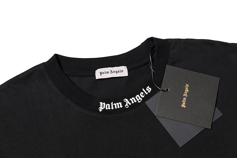Футболка Palm Angels With Beautiful Logo Lettering "Black/White" фото № 3