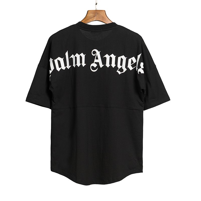 Футболка Palm Angels With Beautiful Logo Lettering "Black/White" фото № 2