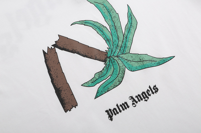 Футболка Palm Angels Broken Palm Tree "White" фото № 3