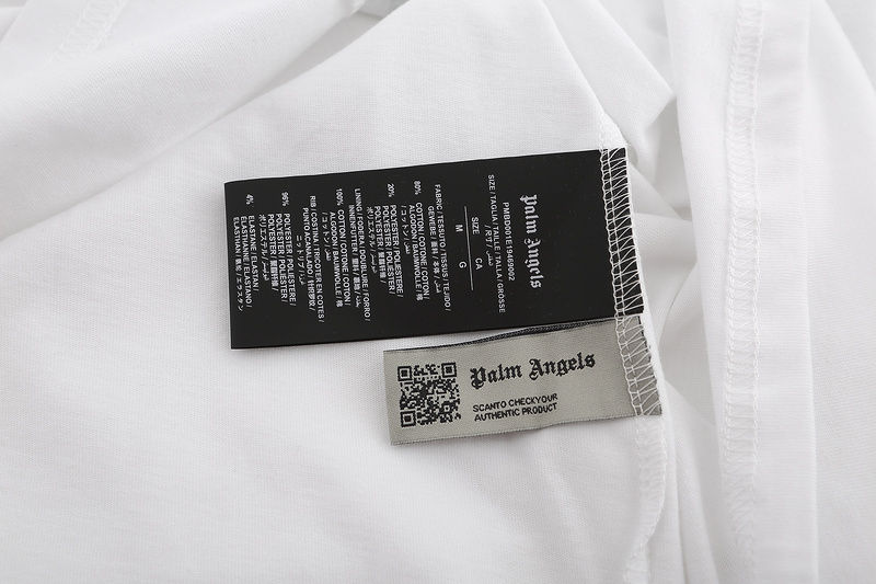 Футболка Palm Angels Broken Palm Tree "White" фото № 8