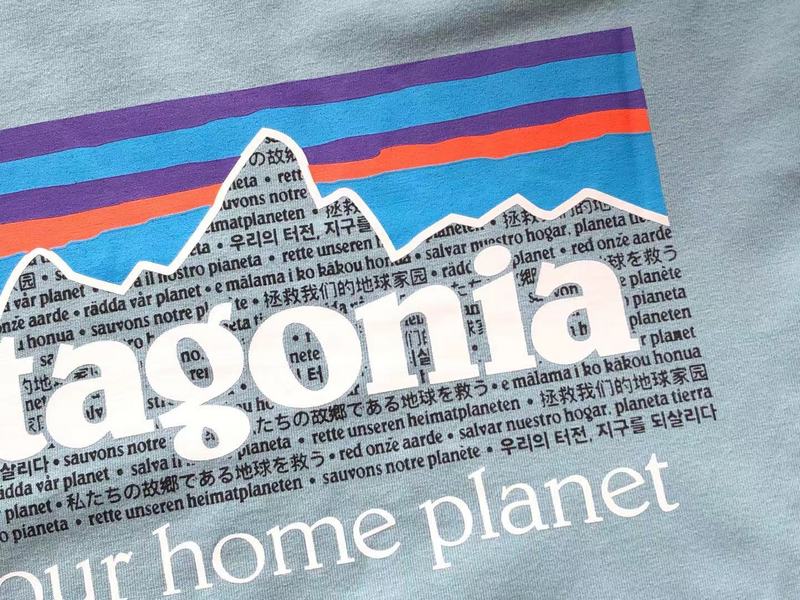 Футболка Patagonia Mountain View And Lettering Save Our Home Planet "Blue" фото № 7