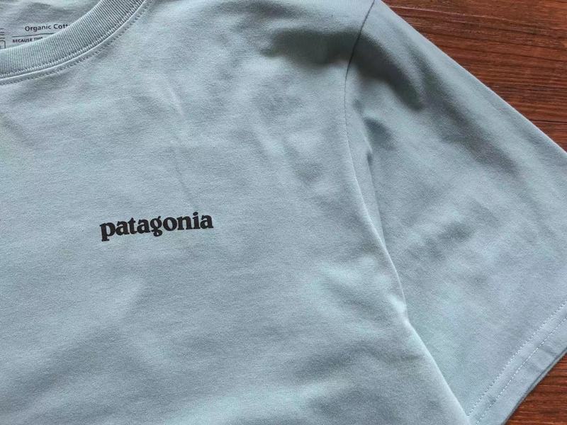 Футболка Patagonia Mountain View And Lettering Save Our Home Planet "Blue" фото № 8