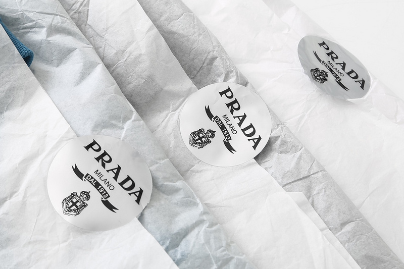 Футболка Prada Outline Octopus Logo "White" фото № 5