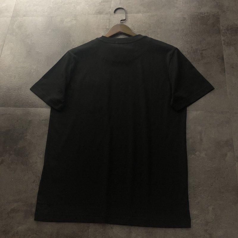 Футболка Prada With Brand Badge On The Pocket "Black" фото № 3