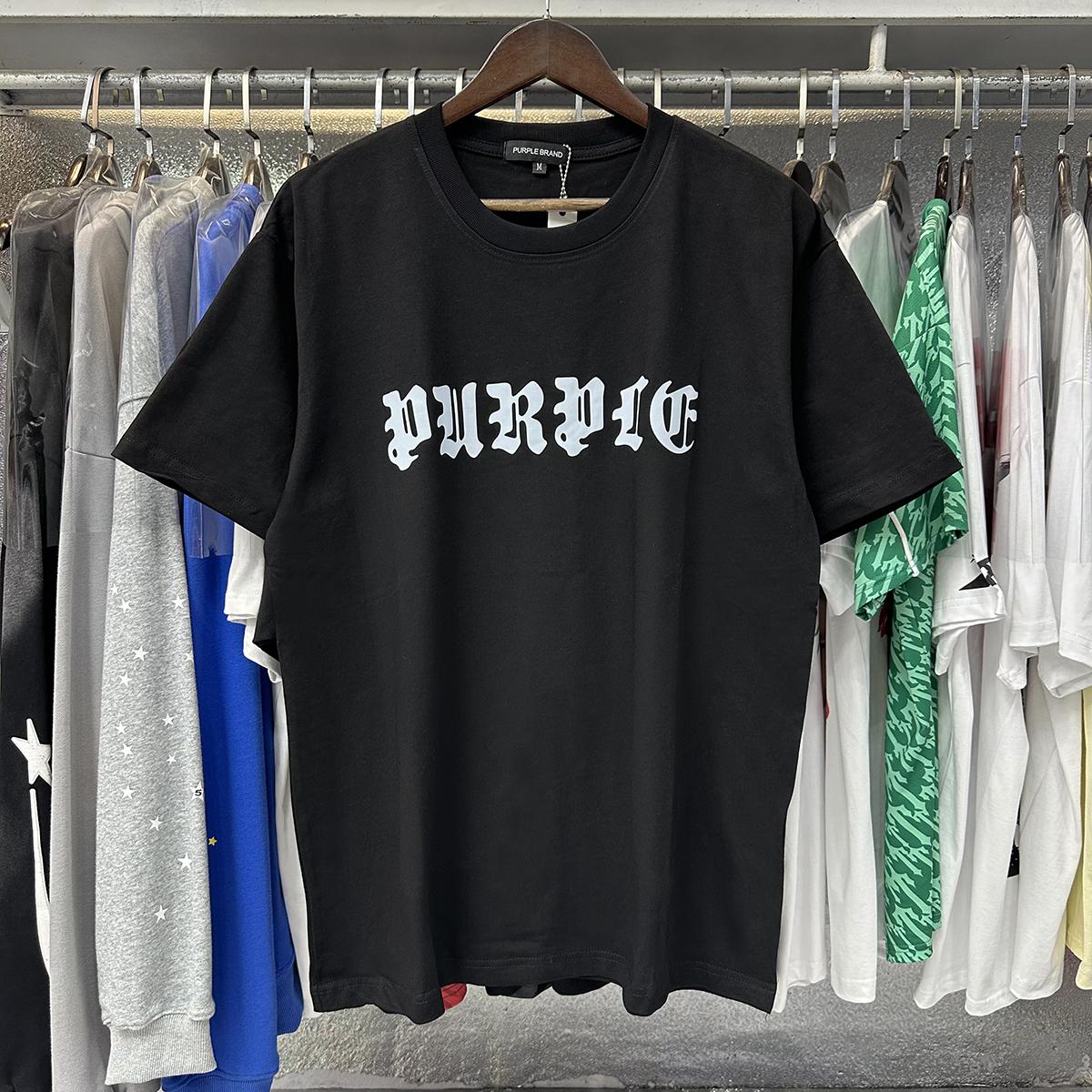 Футболка Purple Brand Frontside Logo "Black" фото № 2