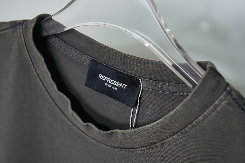 Футболка Represent With Print "Gray" фото № 2