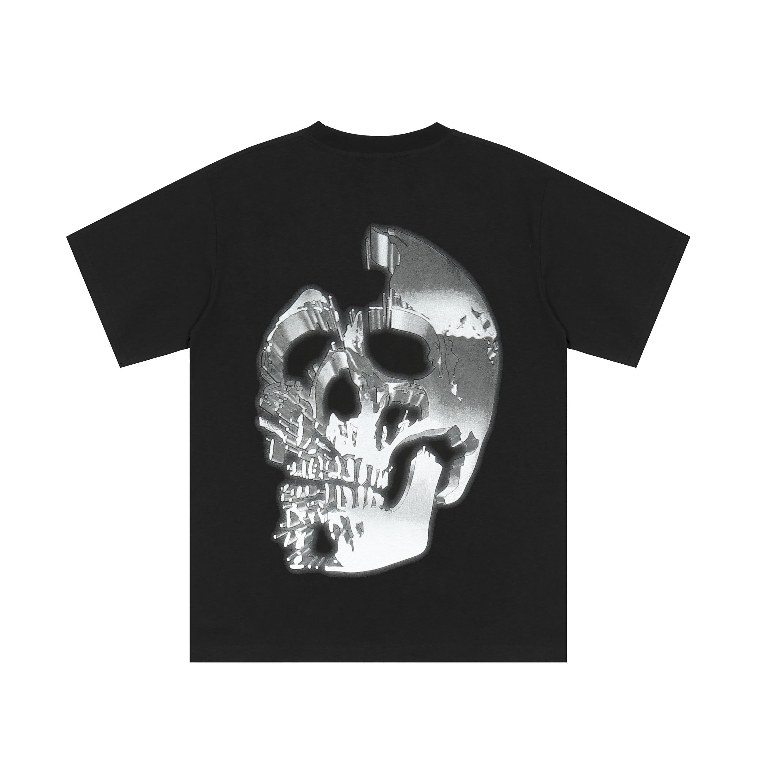 Футболка Revenge Classic Graphity Skull "Black" фото № 2