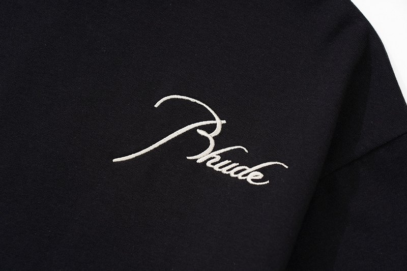 Футболка Rhude Lets Race Sluts "Black" фото № 2