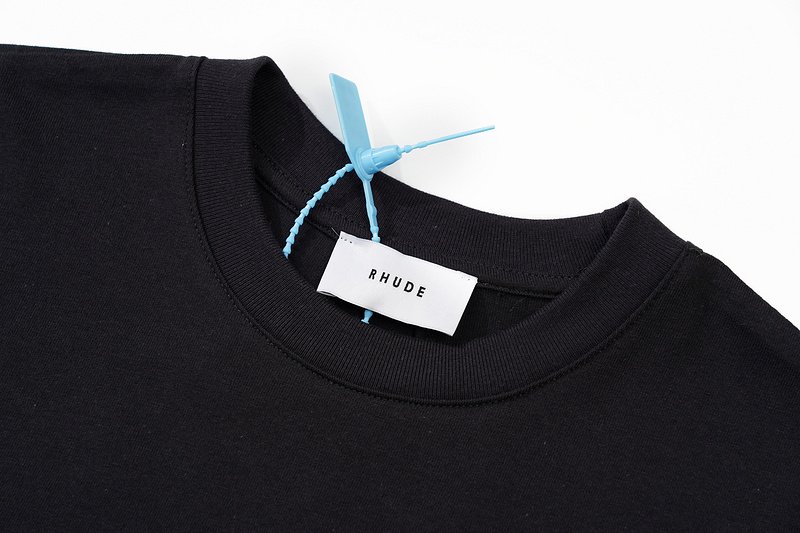 Футболка Rhude Lets Race Sluts "Black" фото № 3