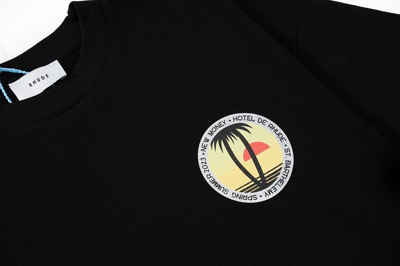 Футболка Rhude New Money "Black" фото № 5