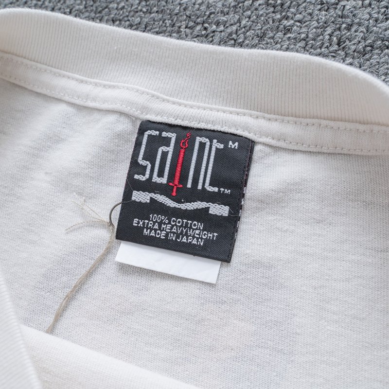 Футболка Saint Michael X Bathing Ape Heaven And Hell "White" фото № 9