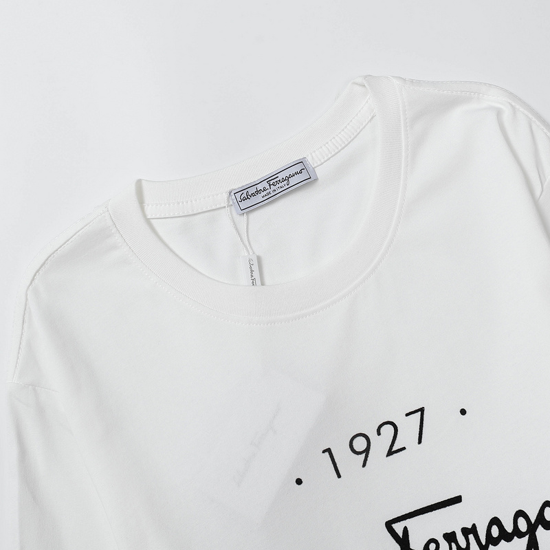 Футболка Salvatore Ferragamo Firenze "White" фото № 4