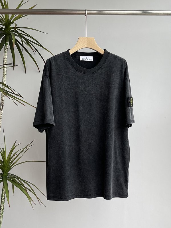Футболка Stone Island Without Inscriptions But With Patch "Black" фото № 2